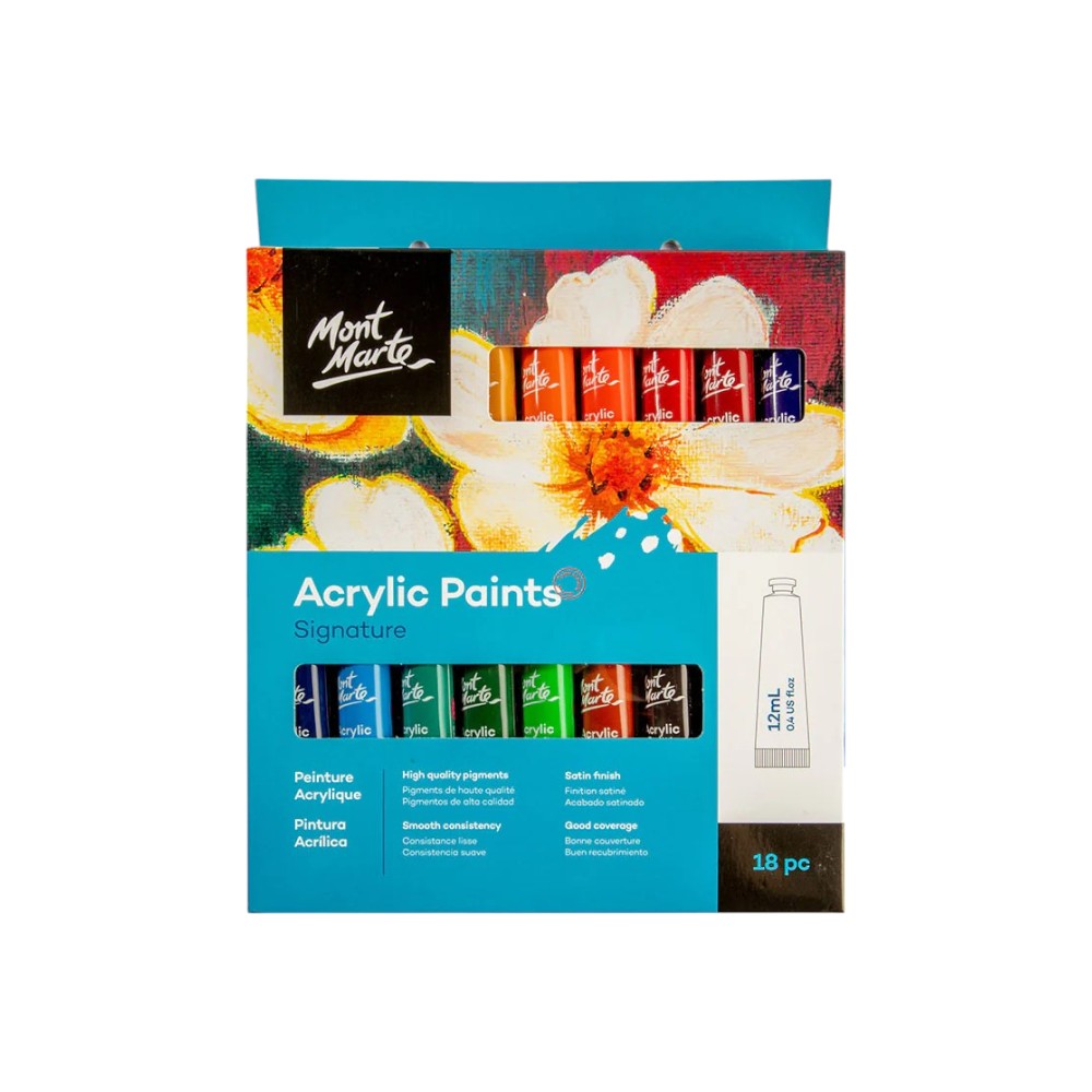 Mont Marte Signature Acrylic Paint Sets - Choose Your Variant